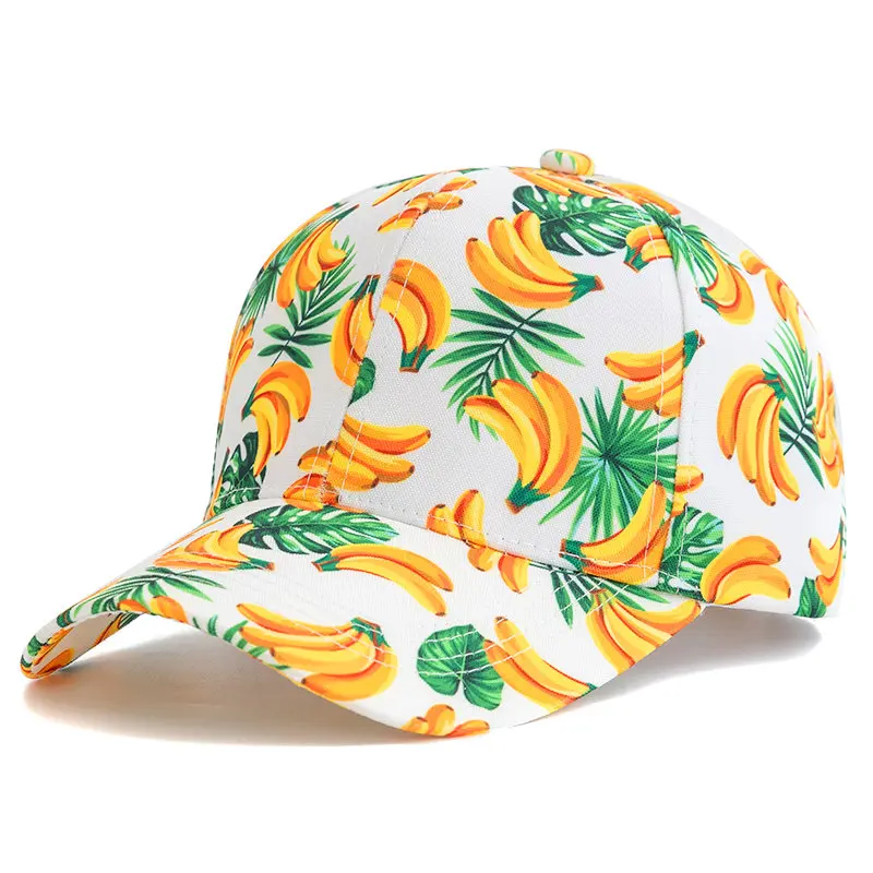 casquette tropicale blanche